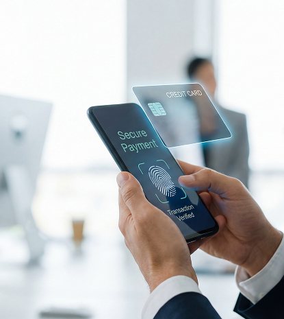Mobile payment authentication with MOXA 60