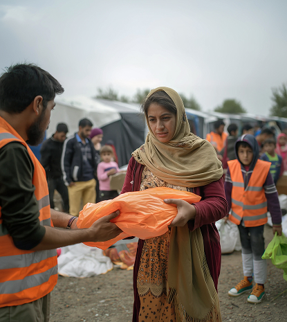 Humanitarian aid beneficiary registration with MOXA 73