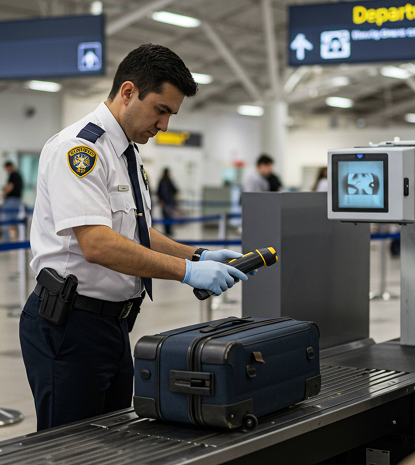 Airport security verification with MOXA 76